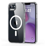 ESR Classic HaloLock MagSafe Hybrid Rear Tough Case for Apple iPhone 16e - Clear/White