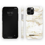 iDeal of Sweden Stylish Marble Fashion Rear Case Cover for Apple iPhone 12/ 12 Pro - Golden Pearl