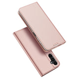 DUX DUCIS Skin Pro Faux Leather Wallet Flip Case for Samsung Galaxy A15 / A15 5G - Rose Gold