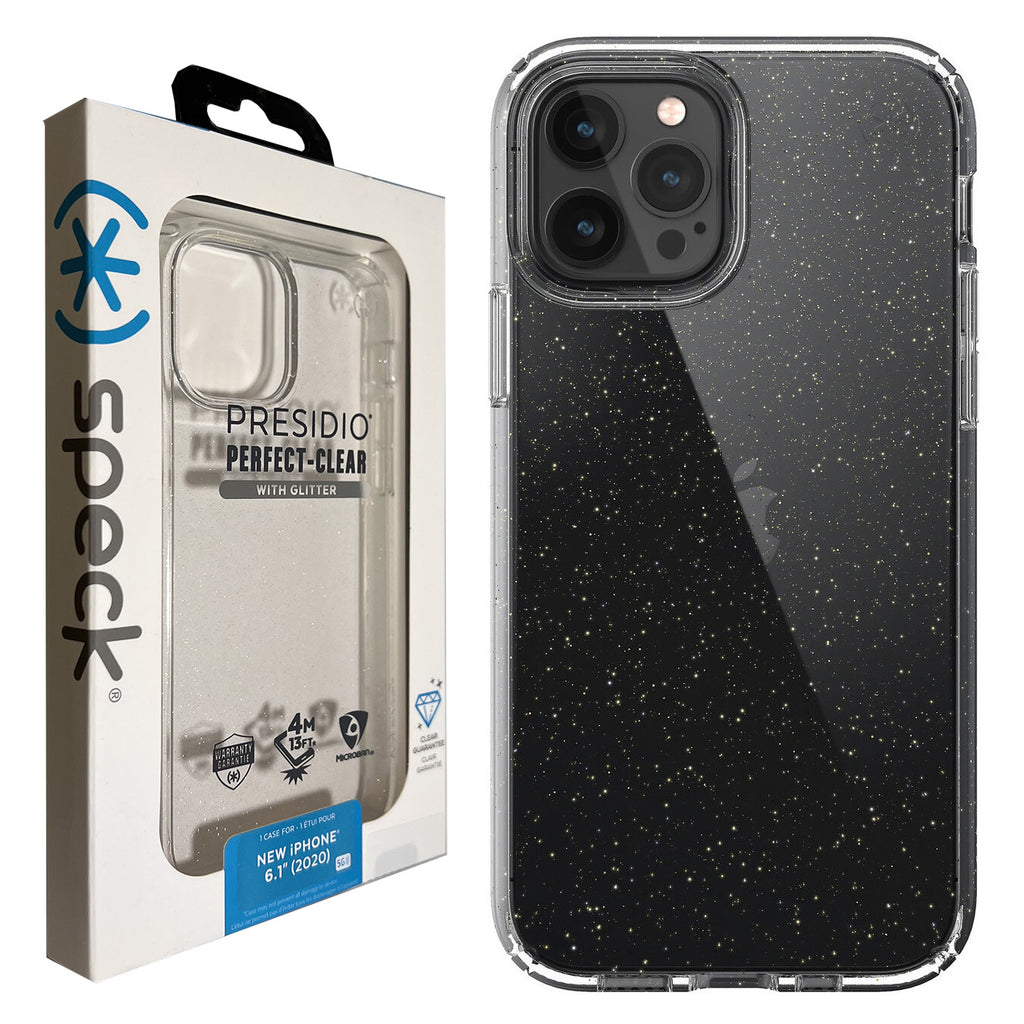 Speck® Presidio Perfect Clear w Glitter Tough Case for Apple