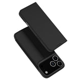 DUX DUCIS Skin Pro Faux Leather Wallet Flip Case for Apple iPhone 17 Pro - Black