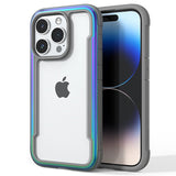 Raptic Shield Tough Rugged Rear Case Cover for Apple iPhone 15 Pro Max - Iridescent