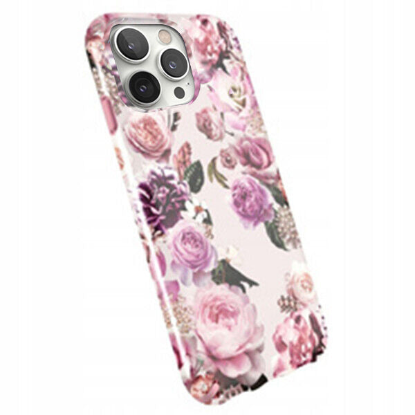 Speck® Presidio Edition Magsafe Floral Rear Case Cover for Apple iPhone 13 Pro - Pink