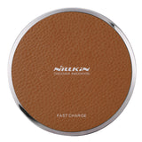Nillkin Magic Disk 3 10W Fast Wireless Charger Pad - Brown