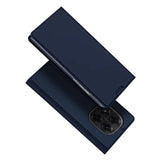 DUX DUCIS Skin Pro Faux Leather Wallet Flip Case for Xiaomi Redmi Note 14 Pro / Poco X7 5G - Blue