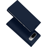 DUX DUCIS Skin Pro Faux Leather Wallet Flip Case for Google Pixel 8 - Blue