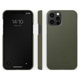 iDeal of Sweden Stylish Ateliar Rear Case Cover for Apple iPhone 12/12 Pro - Intense Khaki