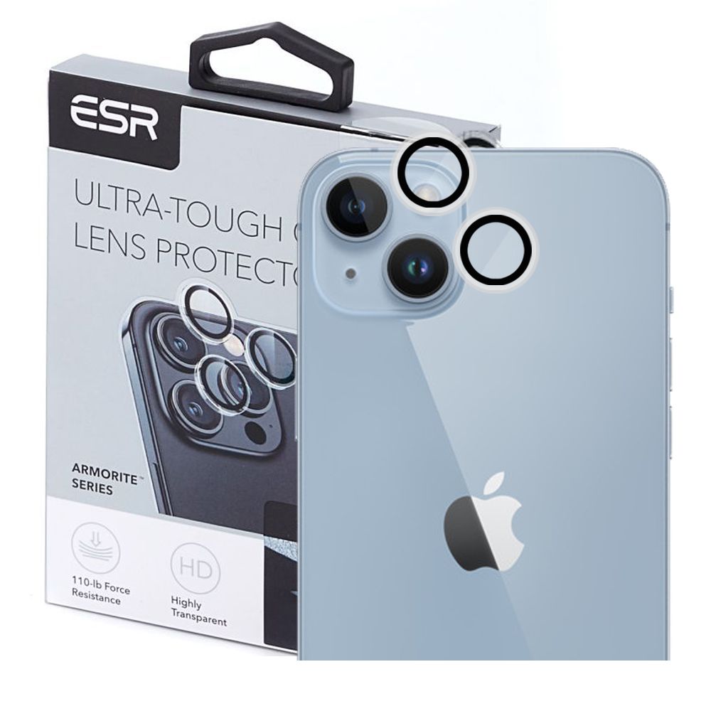 Esr ESR Camera Lens Protector for iPhone 15 Pro Max/15 Pro/14 Pro Max/14 Pro,  Armorite Individual Lens Protectors, Scratch-Resistant