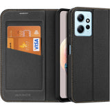 Dux Ducis Skin X2 Tough Rugged Flip Wallet Case for Xiaomi Redmi Note 12 4G - Black