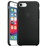 Official Apple Silicone Rear Case Cover for Apple iPhone 8 - Black