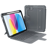 Nillkin Bumper Combo Tough Keyboard Case for Apple iPad 10.9 2022 (Backlit Version) - Grey