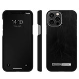 iDeal of Sweden Stylish Ateliar Rear Case Cover for Apple iPhone 12/12 Pro - Glossy Black/Silver
