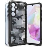 Ringke Fusion X Tough Rear Case Cover for Samsung Galaxy A35 5G - Camo Black