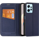 Dux Ducis Skin X2 Tough Rugged Flip Wallet Case for Xiaomi Redmi Note 12 4G - Blue