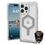 Urban Armor Gear (UAG) Plyo MagSafe Tough Case Cover for Apple iPhone 15 Pro Max - Ice