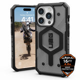 Urban Armor Gear (UAG) Pathfinder MagSafe Tough Case for iPhone 15 Pro - Ash