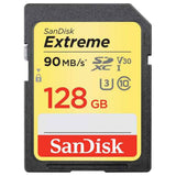 SanDisk Extreme 128GB SDHC UHS-I Class 10 up to 90MB/S Memory Card