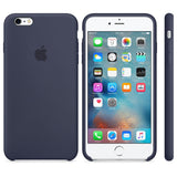 Official Apple Silicone Rear Case Cover for iPhone 6s Plus / 6 Plus - Midnight Blue