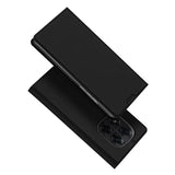 DUX DUCIS Skin Pro Faux Leather Wallet Flip Case for Xiaomi Redmi Note 14 Pro / Poco X7 5G - Black