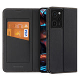 DUX DUCIS Skin X2 Tough Rugged Flip Wallet Case for Xiaomi Redmi Note 12 Pro 5G / Poco X5 Pro 5G - Black