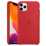 Official Apple Silicone Rear Case Cover for Apple iPhone 11 Pro Max - Red