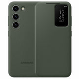 Official Samsung Smart View Wallet Case Cover for Galaxy S23 - Khaki