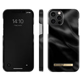 iDeal of Sweden Stylish Fashion Rear Case Cover for Apple iPhone 12/ 12 Pro - Black Satin