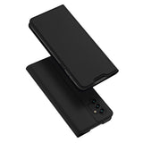 DUX DUCIS Skin Pro Faux Leather Wallet Flip Case for Samsung Galaxy A13 4G - Black