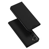DUX DUCIS Skin Pro Faux Leather Wallet Flip Case for Samsung Galaxy S23 - Black