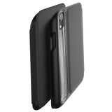 Gear4 Oxford D30 Tough Leather Folio Flip Case Cover Apple iPhone XR - Black