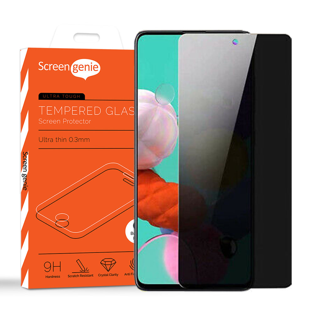 Screen Genie Privacy Tempered Glass Screen Protector for Samsung Galaxy A73 5G