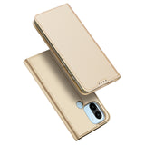 DUX DUCIS Skin Pro Faux Leather Wallet Flip Case for Xiaomi Redmi A1+ (Plus) - Gold