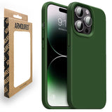 Armoured™ Liquid Silicone Slim Case Cover for Apple iPhone 14 Pro - Forest Green