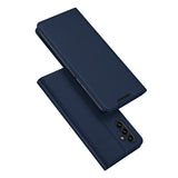 DUX DUCIS Skin Pro Faux Leather Wallet Flip Case for Samsung Galaxy A13 5G - Blue
