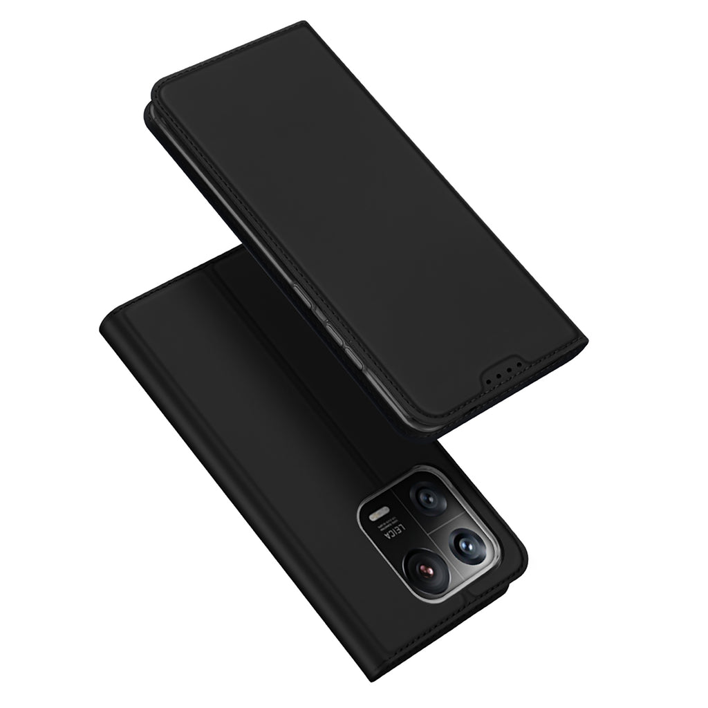 DUX DUCIS Skin Pro Faux Leather Wallet Flip Case for Xiaomi 13 Pro - Black