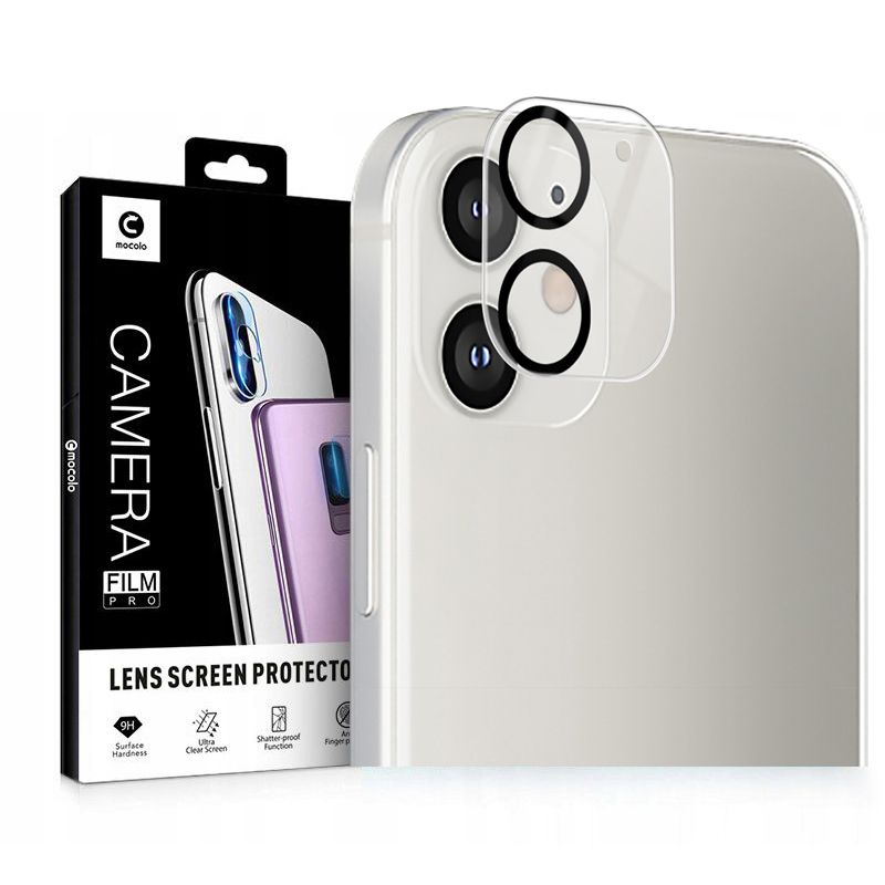 Mocolo TG+ Tempered Glass Camera Lens Protector for Apple iPhone 12 - Clear