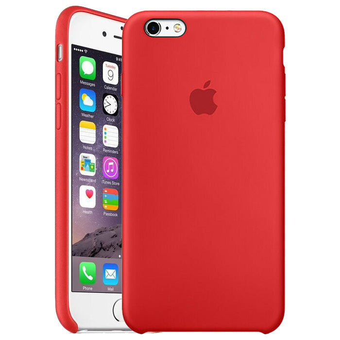 Official Apple Silicone Rear Case Cover for iPhone 6s & 6 - Red