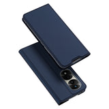 DUX DUCIS Skin Pro Faux Leather Wallet Flip Case for Huawei Honor 70 Pro / Pro Plus - Blue