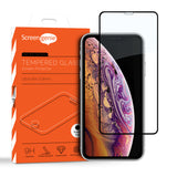 Screen Genie SP-PRO Full Glass Screen Protector for Apple iPhone XR - Black