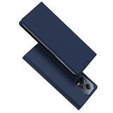DUX DUCIS Skin Pro Faux Leather Wallet Flip Case for Xiaomi Poco X5 5G - Blue