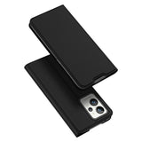 DUX DUCIS Skin Pro Faux Leather Wallet Flip Case for Oppo Realme GT2 Pro - Black