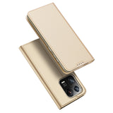 DUX DUCIS Skin Pro Faux Leather Wallet Flip Case for Xiaomi 13 Pro - Gold