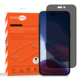 Screen Genie Privacy Tempered Glass Screen Protector for Apple iPhone 14 Pro