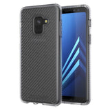 Tech21 Evo Shell Tough Rear Case Cover for Samsung Galaxy A8 2018 - Frosted Clear