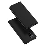 DUX DUCIS Skin Pro Faux Leather Wallet Flip Case for Samsung Galaxy A42 5G - Black