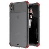 Ghostek COVERT2 Tough Clear Silicone Case Cover for Apple iPhone XS Max - Red