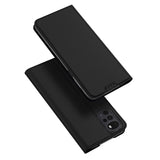 DUX DUCIS Skin Pro Faux Leather Wallet Case for Motorola Moto G22 / E32s - Black