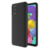 Matte Tough Rear Case for Samsung Galaxy A51 - Black