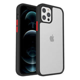 Armoured™ Shield Tough Case for Apple iPhone 14 & 13 - Black (Red Buttons)