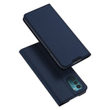 DUX DUCIS Skin Pro Faux Leather Wallet Flip Case for Nokia G21 / G11 - Blue
